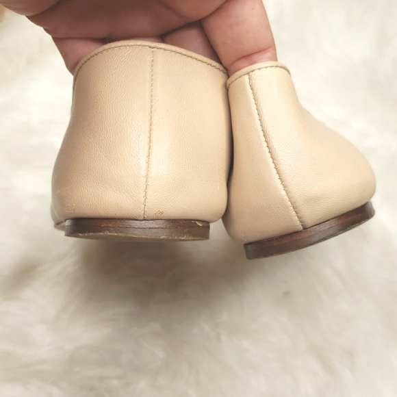 J.crew Darby Leather & Gold Studded Cap Toe Loafers  Flats 8.5 - Picture 6 of 9